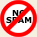 No al spam